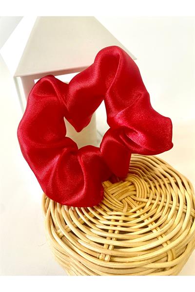 Rahat ve Şık Scrunchie Saten Simit Toka