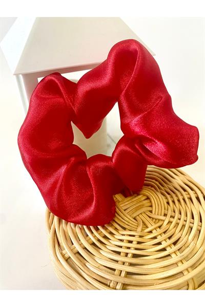 Rahat ve Şık Scrunchie Saten Simit Toka