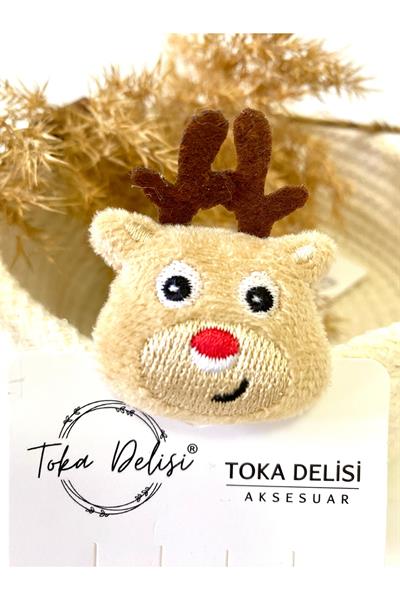 Saçsız Bebek Tokası, Sevimli Saç Acıtmayan Tavşan Geyik Bulut Figürlü Saçsız Bebek Tokası