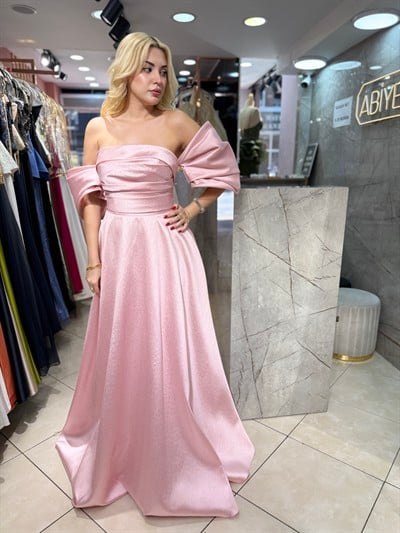 DÜŞÜK BALON KOL YAKASI DRAPELİ