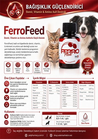 FerroFeed Kedi & Köpek İçin Demir Takviyesi