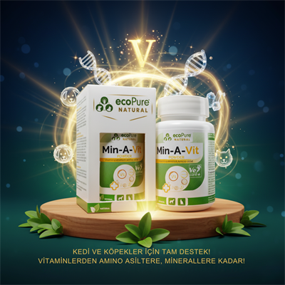 Min-A-Vit® Powder Vitamin, Mineral, Aminoasit Desteği 50g