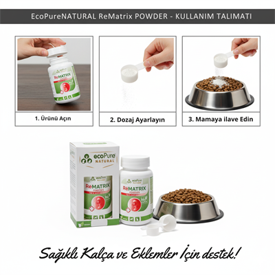 ReMatrix Powder® Kedi & Köpek Kalça & Eklem Desteği 50g