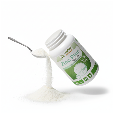 Zinc Plus® Powder Kedi & Köpek Deri - Tüy Desteği Çinko & Biotin 90gr