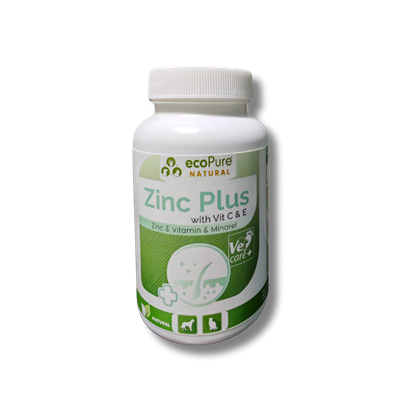 Zinc Plus® Powder Kedi & Köpek Deri - Tüy Desteği Çinko & Biotin 90gr