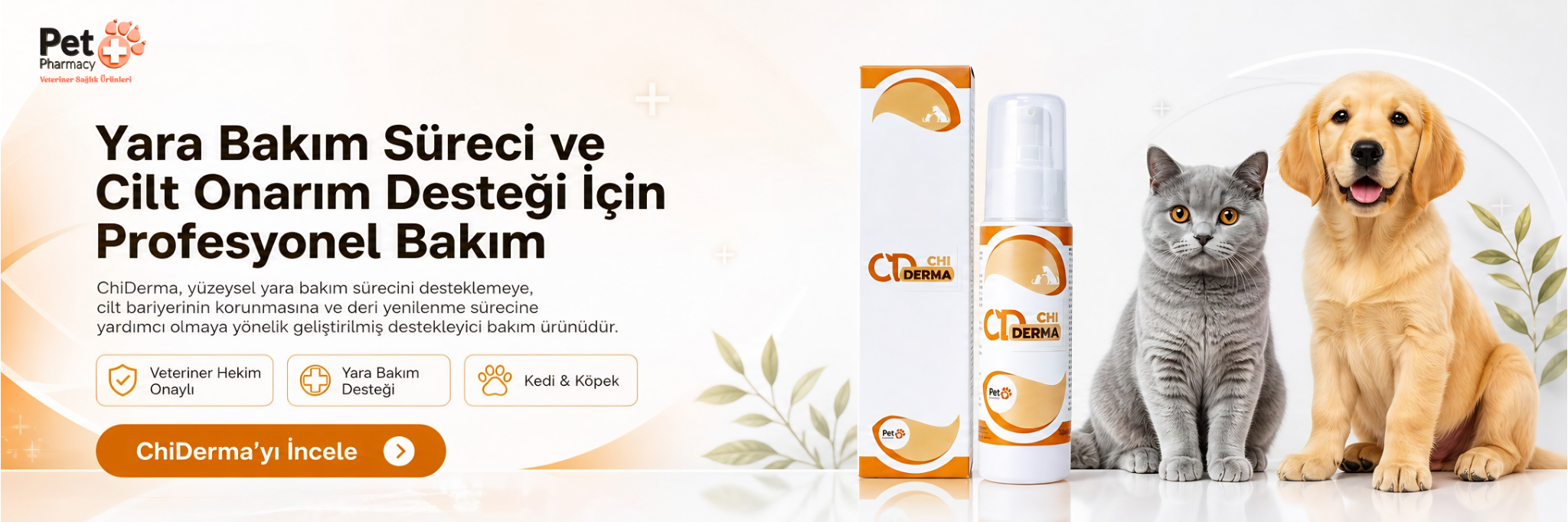 ChiDerma – Kedi & Köpekler İçin Doğal Yara Bakım Merhemi