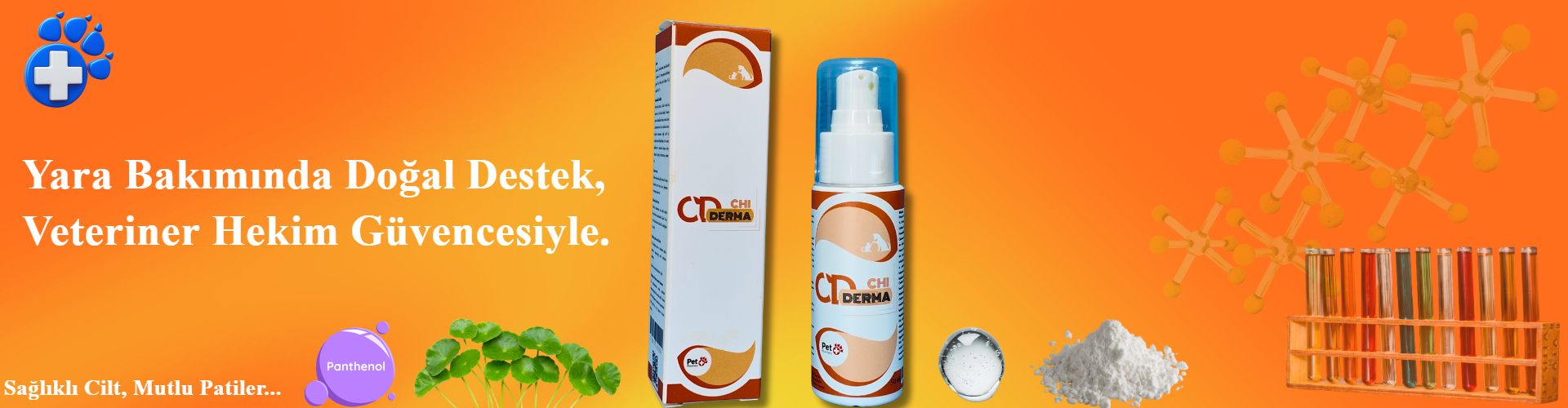 ChiDerma – Kedi & Köpekler İçin Doğal Yara Bakım Merhemi