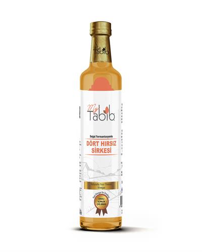 DÖRT HIRSIZ SİRKESİ-ANALI İÇİMLİK ÇİĞ SİRKE 500 ML