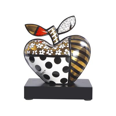 Golden Big Apple Figur - Romero Britto 