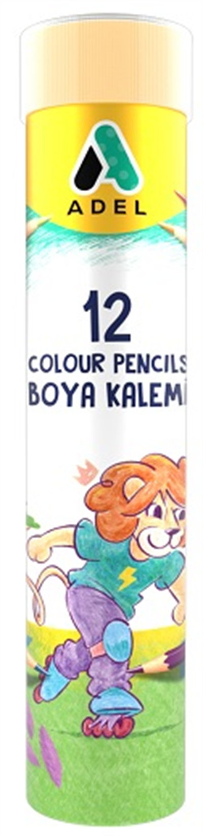 Adel Kuru Boya Tüp Tam Boy 12li Set