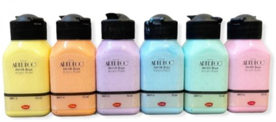 ARTDECO AKRİLİK BOYA SETİ 6x75 ML PASTEL RENKLER Y-070I-AS2