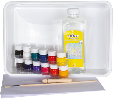 ARTDECO EBRU BOYASI SETİ 12 RENK x 15 ML BAŞLANGIÇ SETİ (A4 TEKNELİ) Y-016-ES7