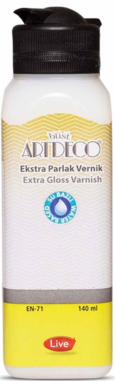 ARTDECO VERNİK SU BAZLI EKSTRA PARLAK 140 ML Y-073R-04