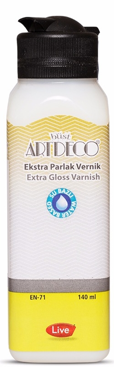 ARTDECO VERNİK SU BAZLI EKSTRA PARLAK 140 ML Y-073R-04