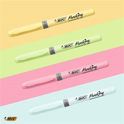Bic Fosforlu Kalem Brite Liner Grip Set 4lü Pastel Blister 964859