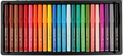 Bic Keçeli Kalem Visa Jumbo 24 Renk 829005