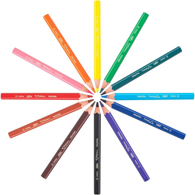 BIC KURU BOYA EVOLUTION ÜÇGEN JUMBO 12+1 Lİ TÜP 958192
