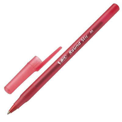 Bic Tükenmez Kalem Round Stic 60Lı Kırmızı 962555