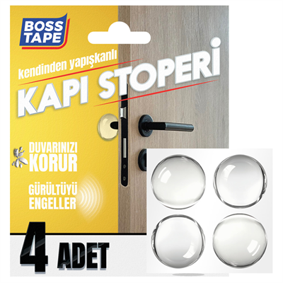 Boss Tape Kapı Stoperi 40 Mm 4 Adet Bt-03011