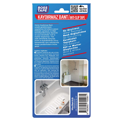 BOSS TAPE KAYDIRMAZ BANT 19 MM x 20 CM 10 ADET BT-03003