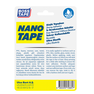 BOSS TAPE NANO BANT-MAGIC TAPE 19 MM x 2M SARI BLS. BT-01034