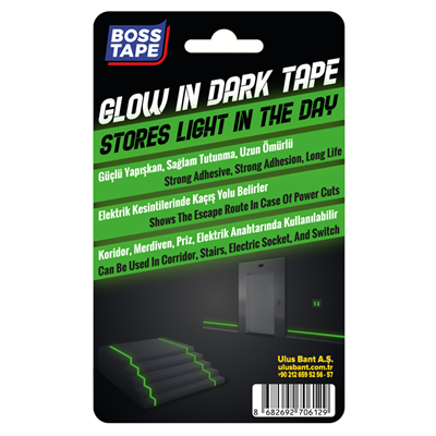 BOSS TAPE ÖZEL BANT FOSFORLU 15 MM x 5M BT-09006