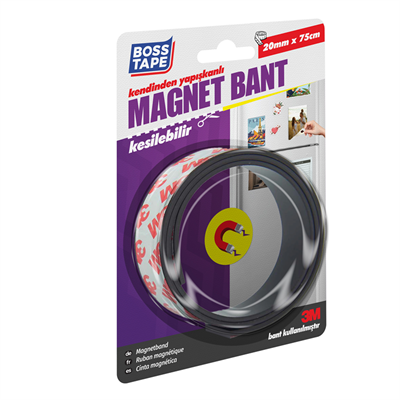 BOSS TAPE ÖZEL BANT MAGNET BANT 20 MM x 75 CM BT-05019