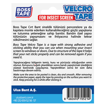 BOSS TAPE SİNEKLİK İÇİN CIRT BANT 8 MM x 5.60M BT-04003