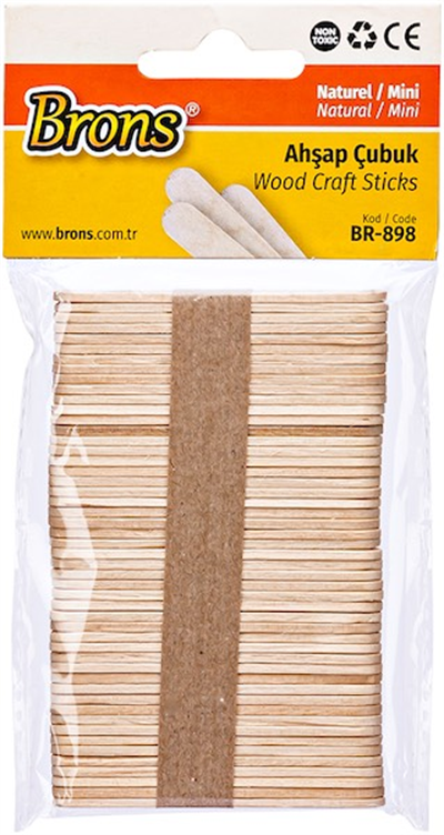 BRONS AHŞAP ÇUBUK NATÜREL MİNİ BR-898
