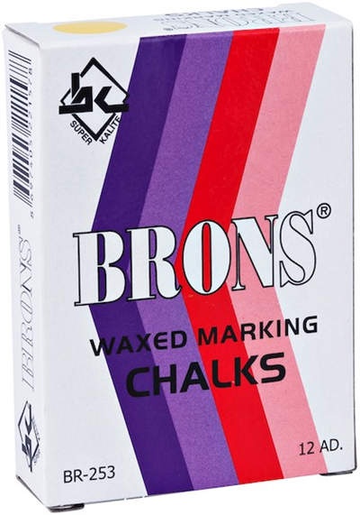Brons BR-253 Sarı Marka Tebeşiri