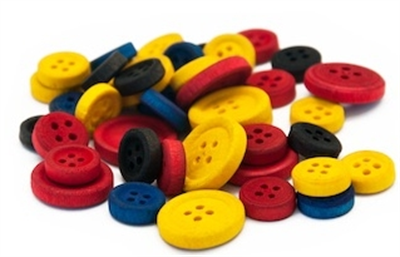 Bu-Bu Düğme Seti Karışık Ölçü 1.2 cm - 2.5 cm 40lı Renkli (BUBU)