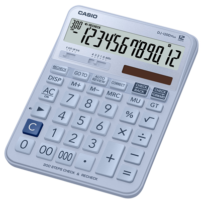 CASIO HESAP MAKİNESİ MASAÜSTÜ DJ-120D-LB-WADP