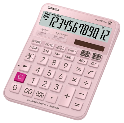 CASIO HESAP MAKİNESİ MASAÜSTÜ DJ-120D-PK-WADP