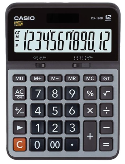 Casio DX-120B Masaüstü Hesap Makinesi - 12 Hane