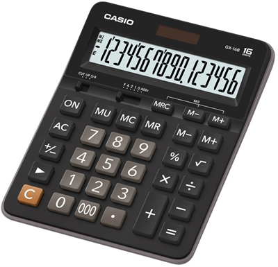 CASIO HESAP MAKİNESİ MASAÜSTÜ GX-16B 16 HANE