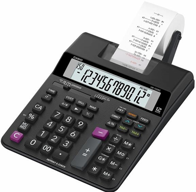 Casio HR-150RC Şeritli Hesap Makinesi (12 Hane)