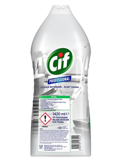 Cif Professional Bulaşık Deterjanı - Elde Yıkama 1420 Ml