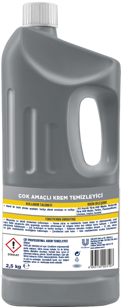 Cif Professional Çok Amaçlı Krem Temizleyici 1900 ml