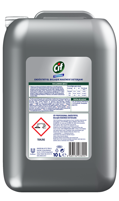 CİF PROFESSIONAL ENDÜSTRİYEL BULAŞIK MAKİNESİ DETERJANI 10L 69654160