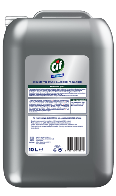 CİF PROFESSIONAL ENDÜSTRİYEL BULAŞIK MAKİNESİ PARLATICISI 10L 69654569