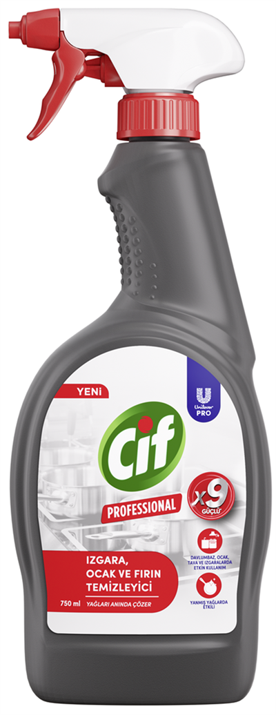 Cif Professional Izgara, Ocak ve Fırın Temizleyici - 750 ml