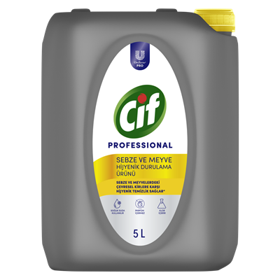 Cif Professional Sebze Ve Meyve Hijyenik Durulama Ürünü (5 Litre)