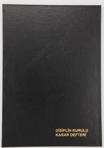 DİLMAN DİSİPLİN KURULU KARAR DEFTERİ CİLTLİ 22x32 96 YP 5313