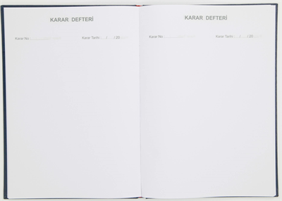 DİLMAN DİSİPLİN KURULU KARAR DEFTERİ CİLTLİ 22x32 96 YP 5313
