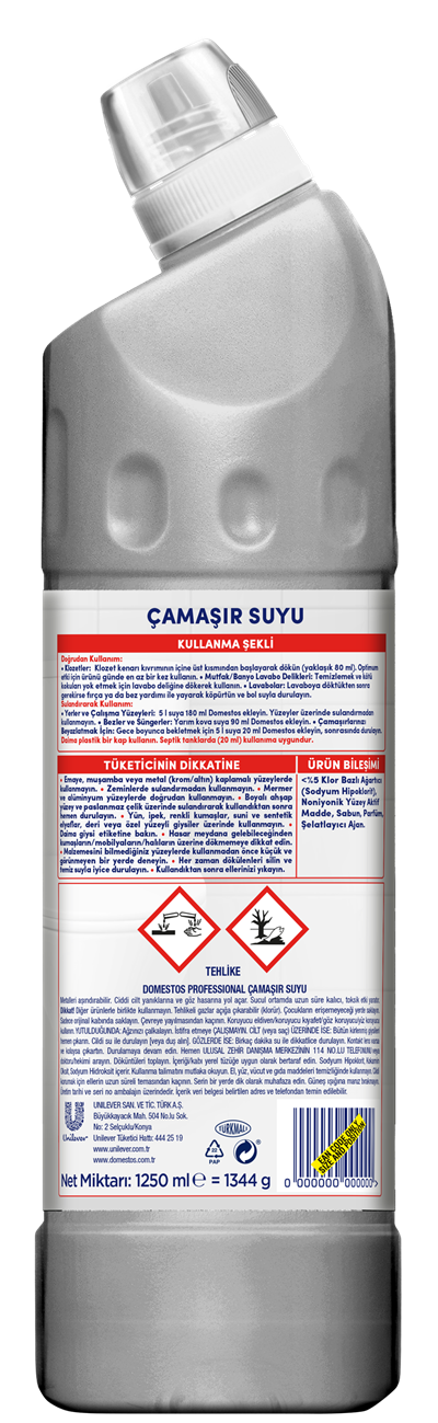 Domestos Professional Çamaşır Suyu - 1250 ml