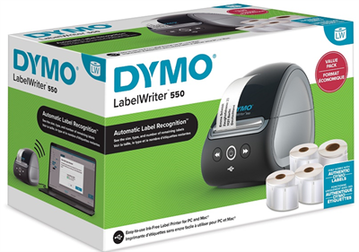 Dymo LabelWriter 550 Termal Etiket Yazıcısı (Promosyonlu Paket)