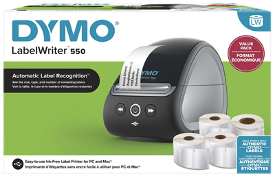 Dymo LabelWriter 550 Termal Etiket Yazıcısı (Promosyonlu Paket)