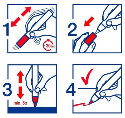 EDDING AKRİLİK MARKÖR ORTA UÇLU E-5100 5 Lİ SET BASIC