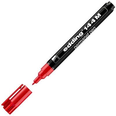 Edding Asetat Kalemi E-144M Kırmızı