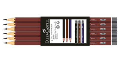 Faber-Castell Kurşun Kalem Dark Mercanlı HB Bandrol (FSC)